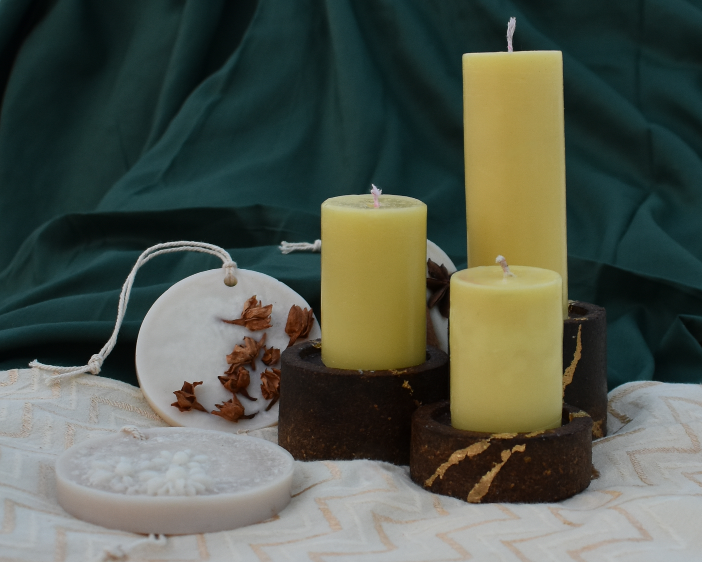 Natural Beeswax Candles